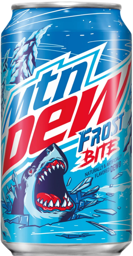 Газ.напиток Mountain Dew  Frost Bite 355 мл США (12шт-упак)