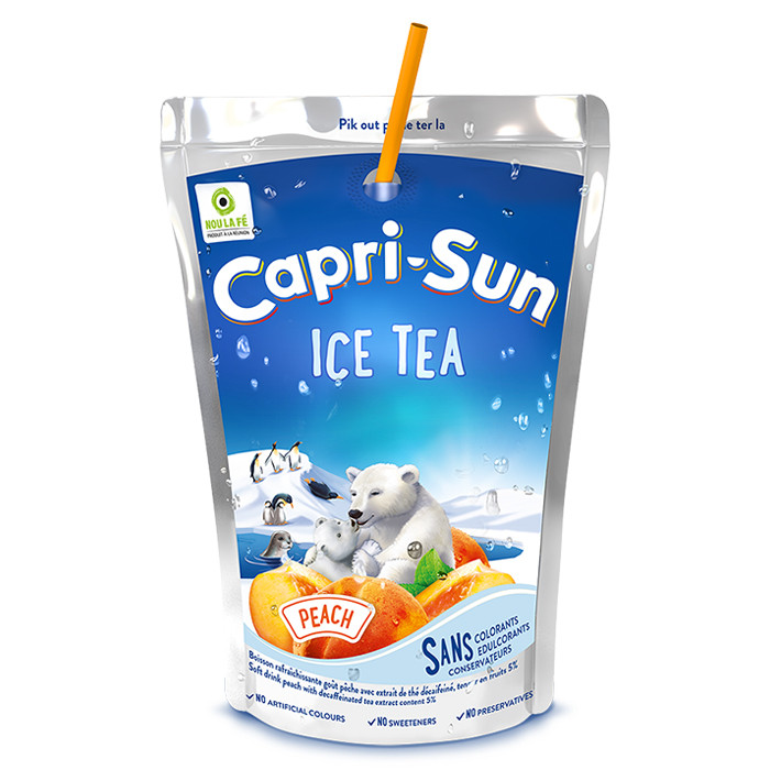 Напиток Capri Sun ice tea ПЕРСИК холодный чай 200мл (10шт - упак)
