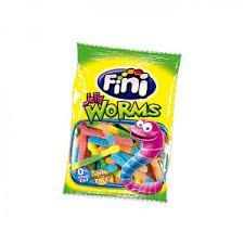 Жевательный мармелад Fini Worms (Червячки в сахаре) 90г Испания