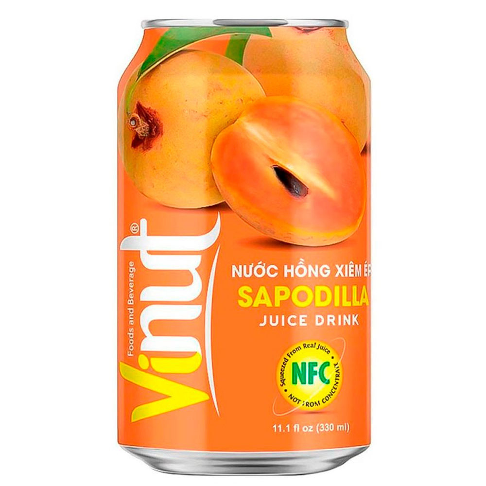 Напиток Vinut Sapodilla Саподилла 330ml (24шт-упак) / Вьетнам