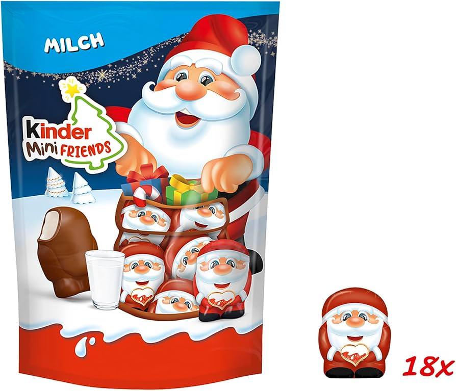 Шоколадные конфеты Kinder Mini Friends (Дед-Мороз) 122 гр/ Германия/