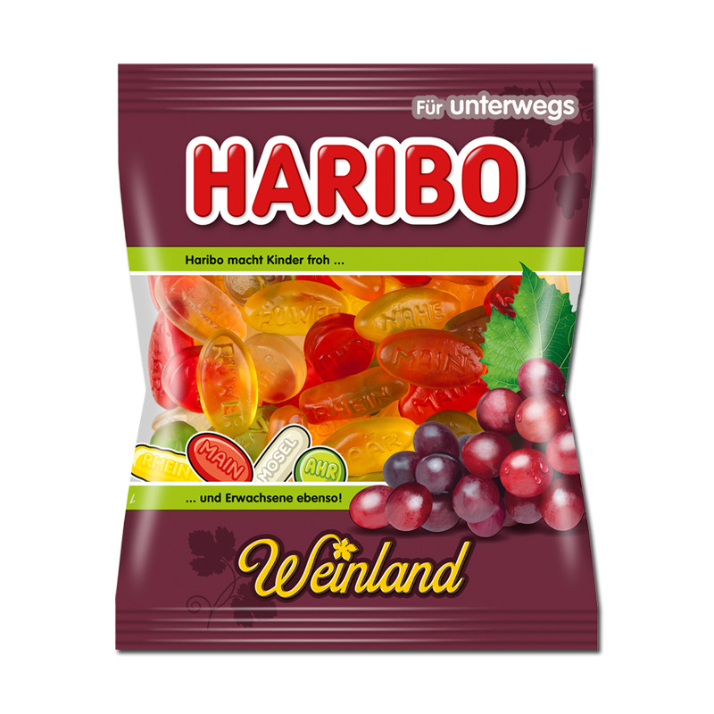 Жев. мармелад Haribo Weinland Weingummi 100 гр / 30 шт в упаковке /Германия/