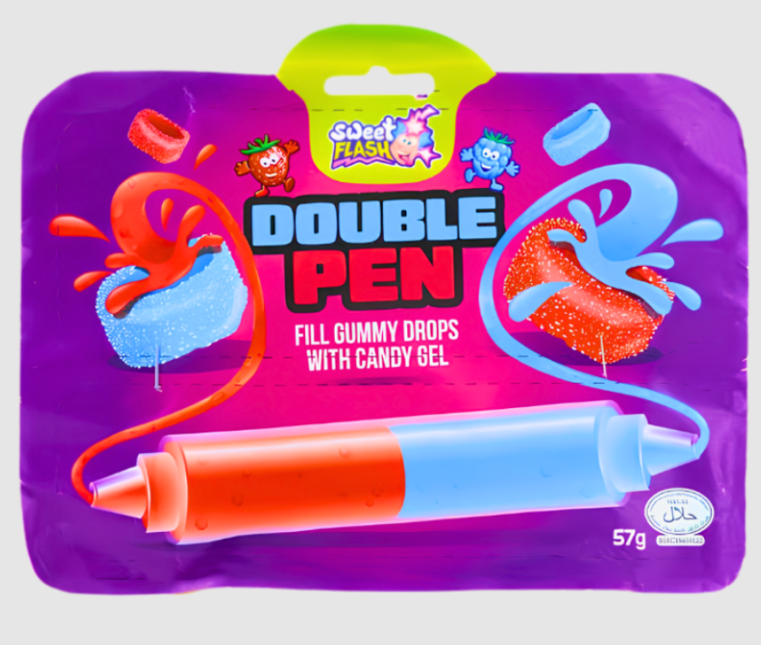 Жидкая конфета и мармелад Double Pen 57 г / Sweet Flash