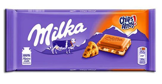 Milka Chips Ahoy 100гр (22 шт. в упаковке) ЕВРОПА