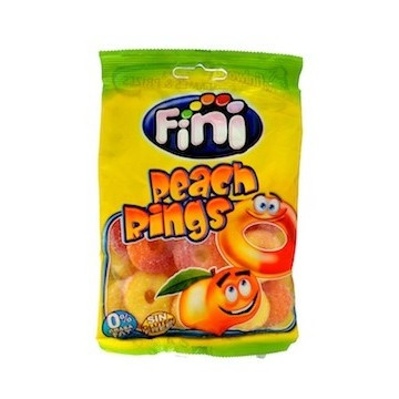 Жев.мармелад "peach rings" персиковые кольца 90 гр /FINI Испания/ 1