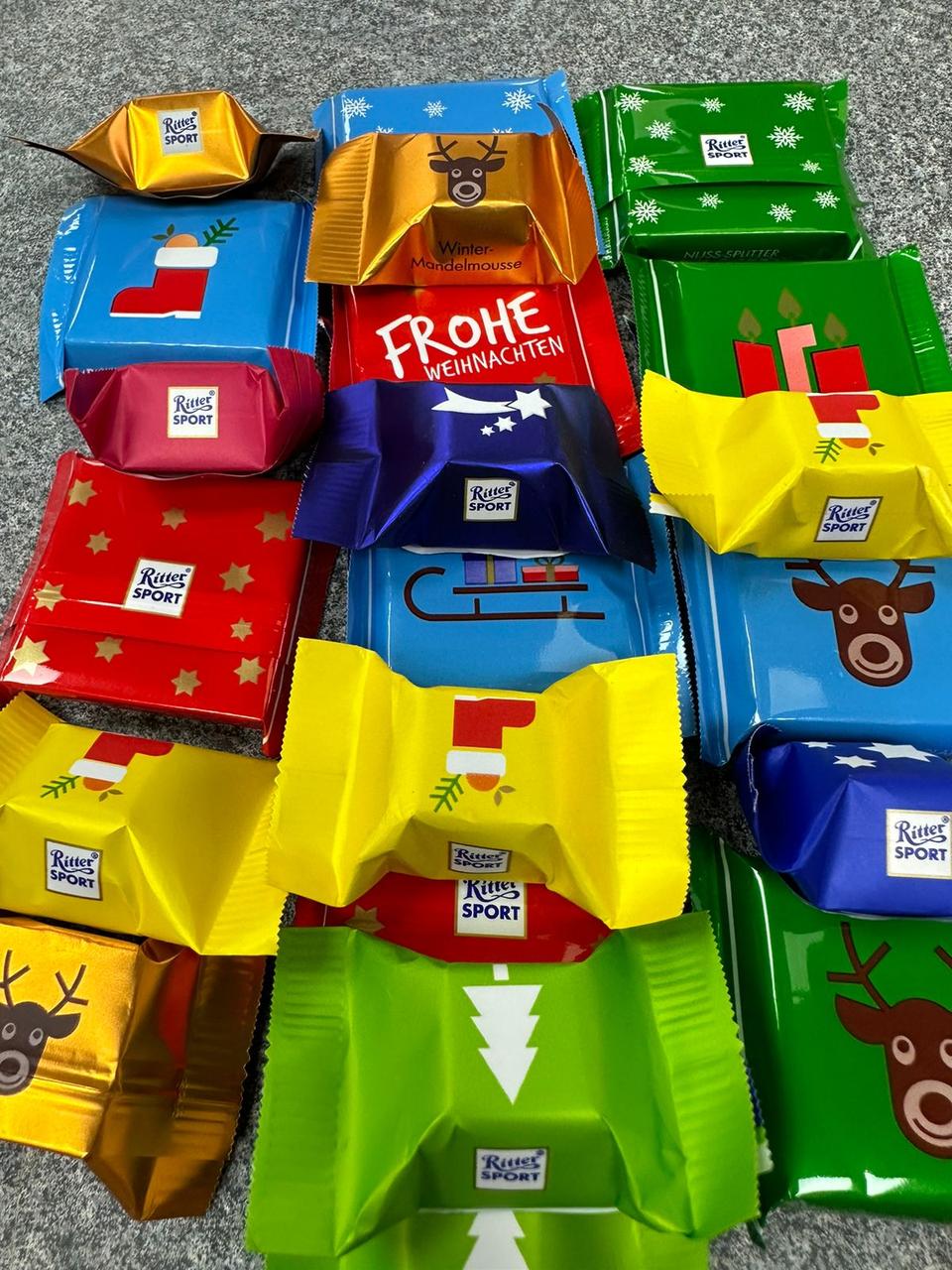 Конфеты Ritter Sport АССОРТИ 1кг (на вес)