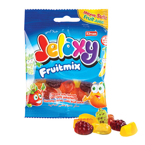 Жев. мармелад Jelaxy Fruitmix Фруктовый микс 80 гр. (12 шт. в упаковке)