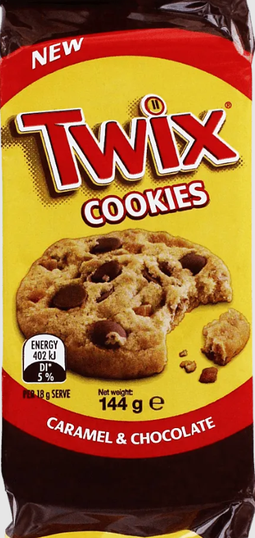 Печенье Twix Cookies 144 гр (8шт-упак)
