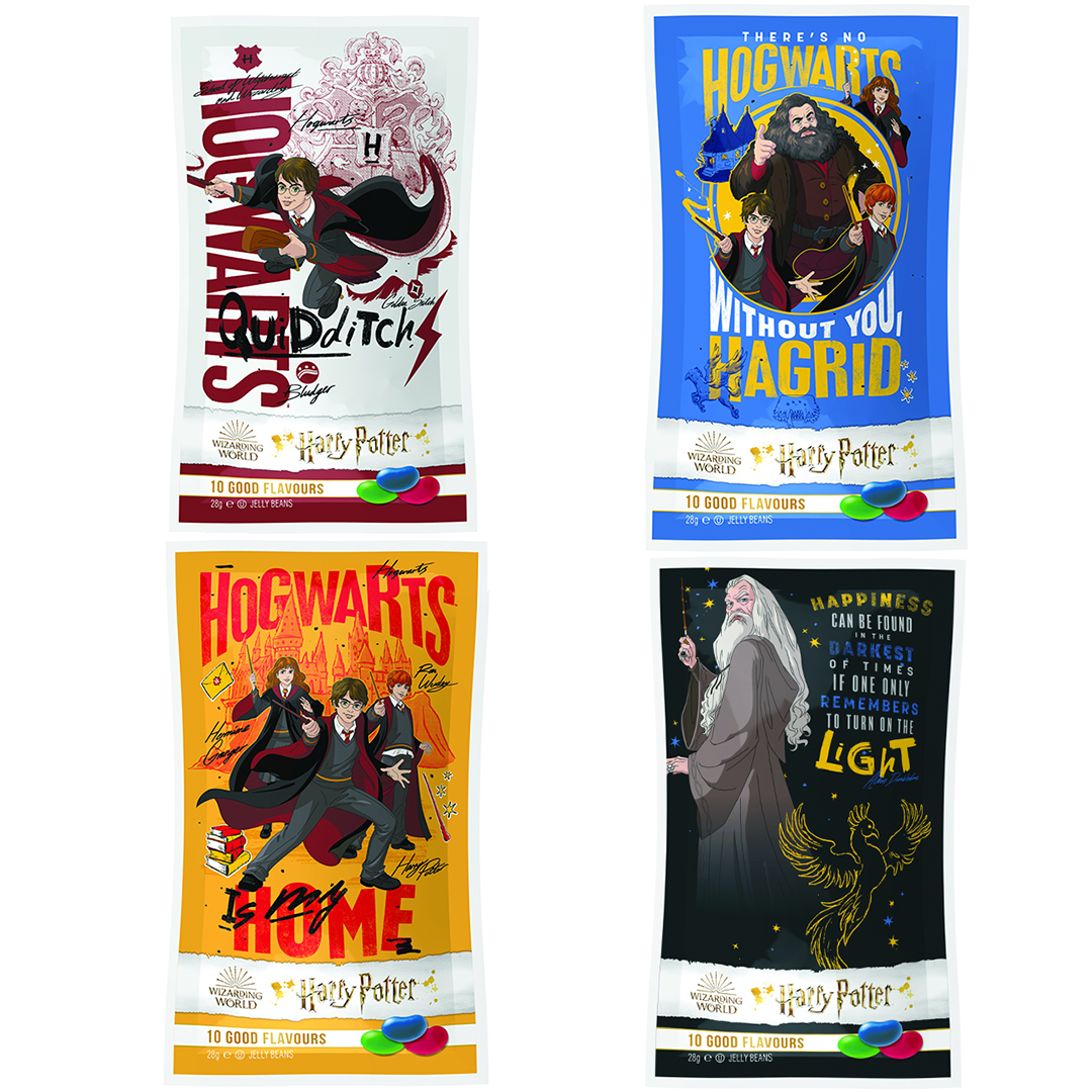 Драже жевательное Гарри Поттер / Harry Potter "Ассорти 10 вкусов" 28 гр (пакет) /Jelly Belly/