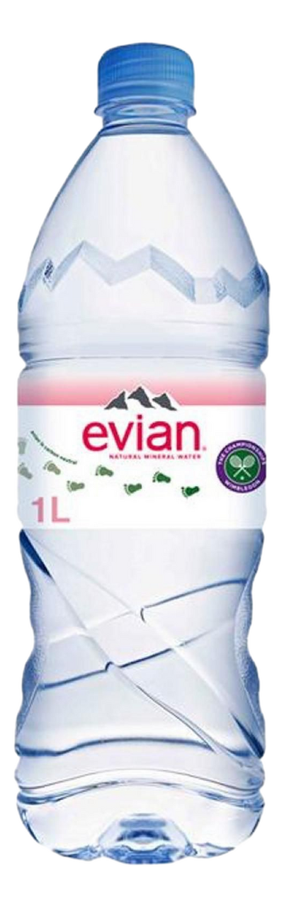 Вода Evian минеральная 1 000мл