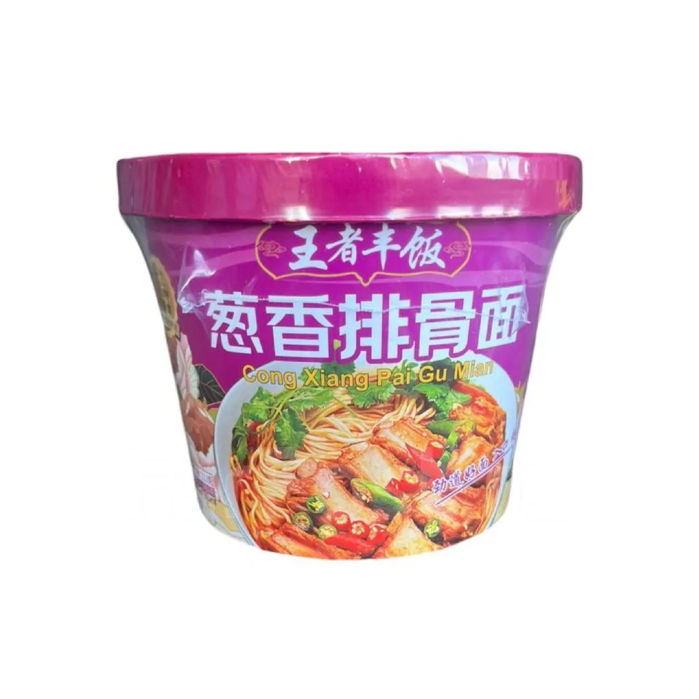 Лапша быстрого приготовления Ванджэ Фэн Фань Со вкусом тушеных свиных рёбрышек 113 гр Китай