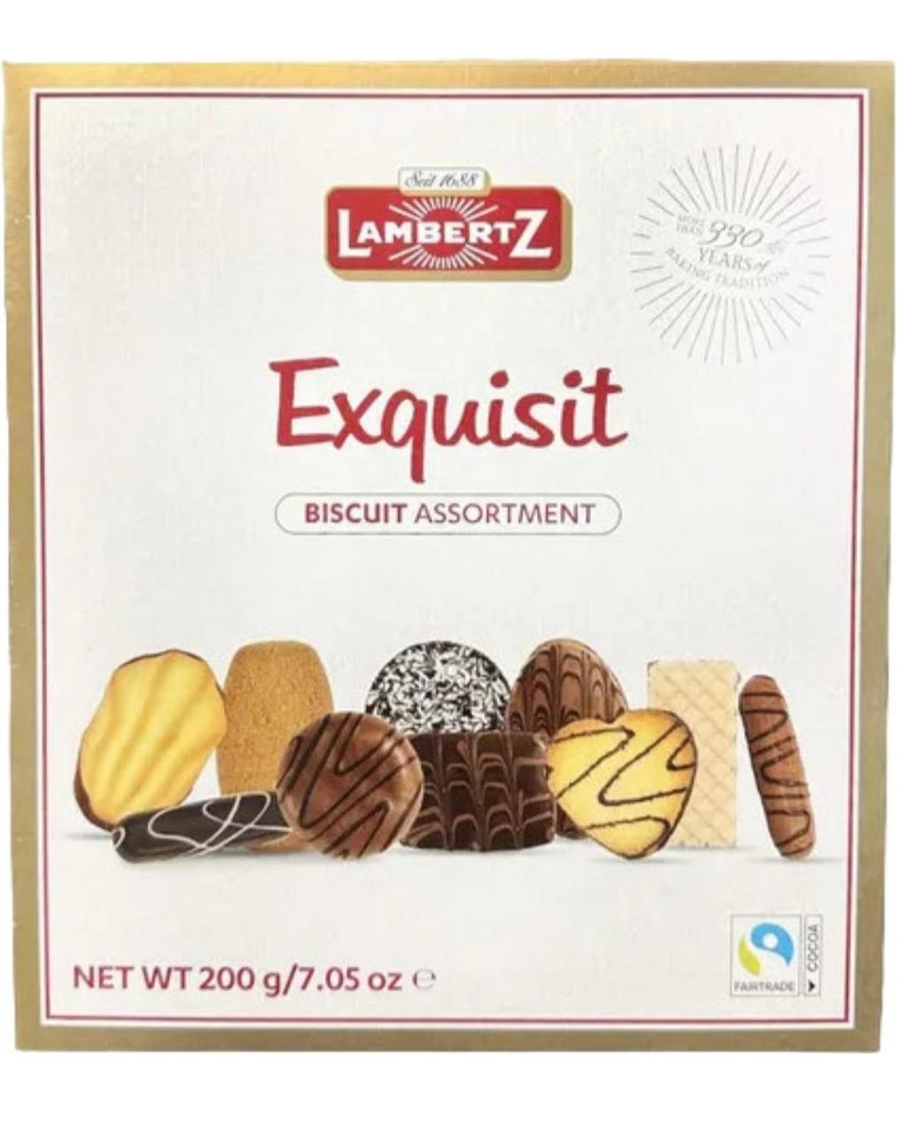 Набор печенья Exquisit 200гр / Lambertz