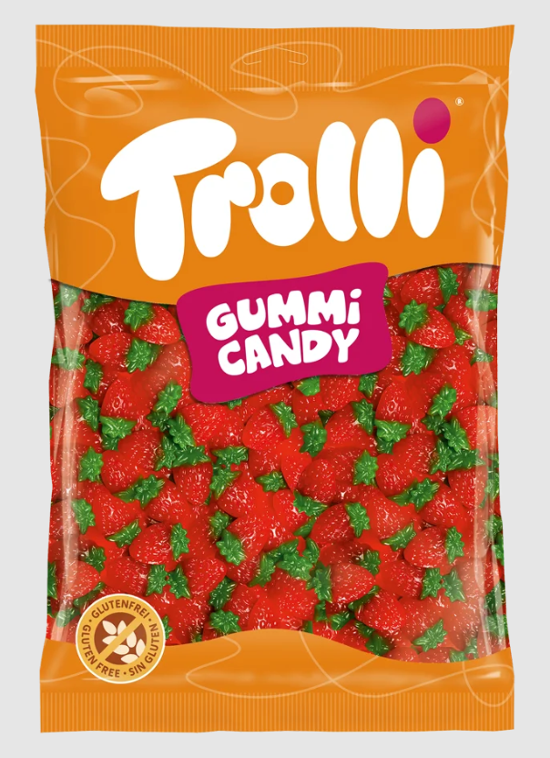Марм.жев. КЛУБНИКА 1 кг /Trolli/ Германия