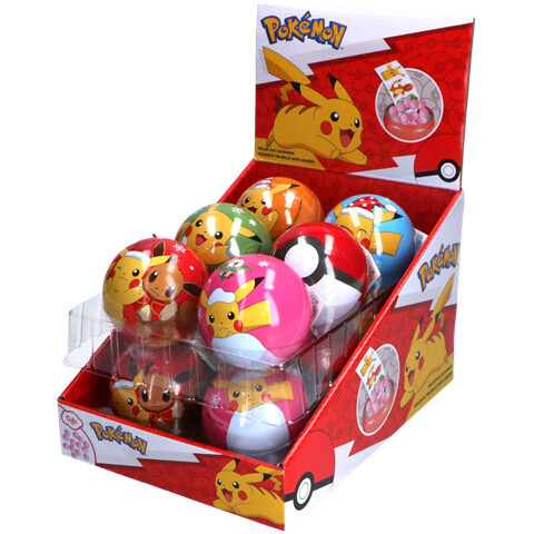 Конфеты в шарике POKEMON + тату / 5 гр