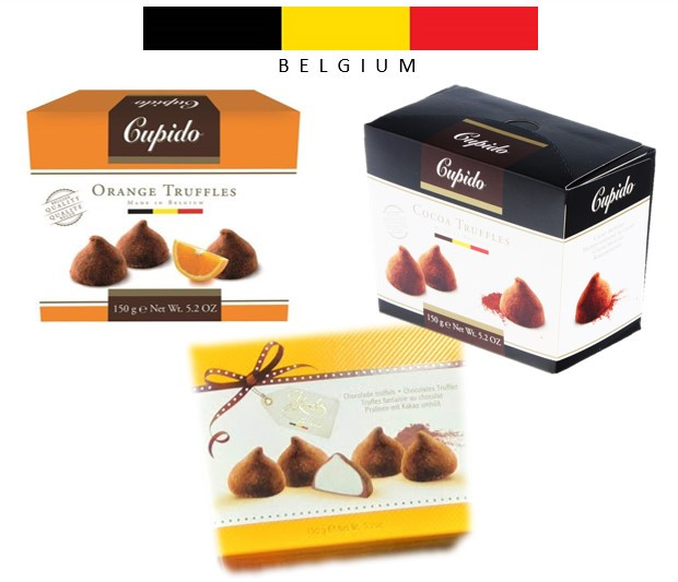 Cupido Шоколад Belgian Truffles Трюфели 150гр. (Бельгийский шоколад)