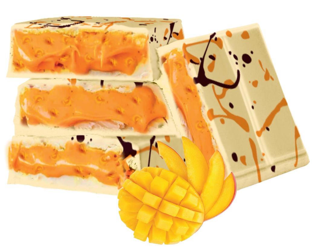 Шоколадная плитка White Cocolate with Mango 200 гр / Picasso 3