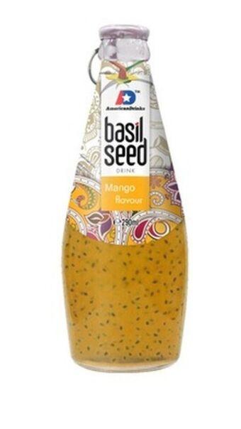 Нектар American Drink  Basil Seed Манго с семенами базилика 290 мл (24шт - упак)