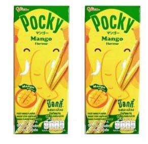 Шоколадные палочки Pocky Манго 25г /Таиланд/ (10шт - упак)