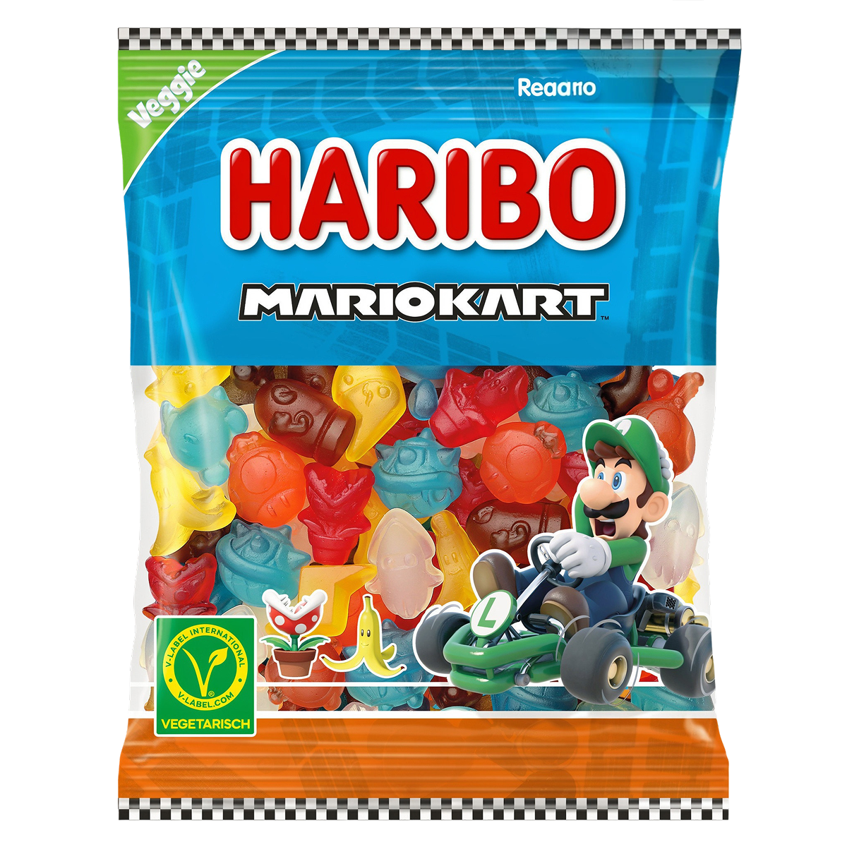Жевательный мармелад Haribo Limited Mario Kart Veggie, 160 г 0