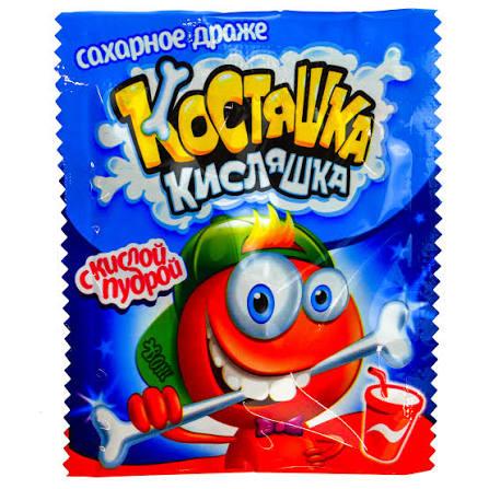 Сахарное драже Канди Костяшка кисляшка ассорти 6г Китай