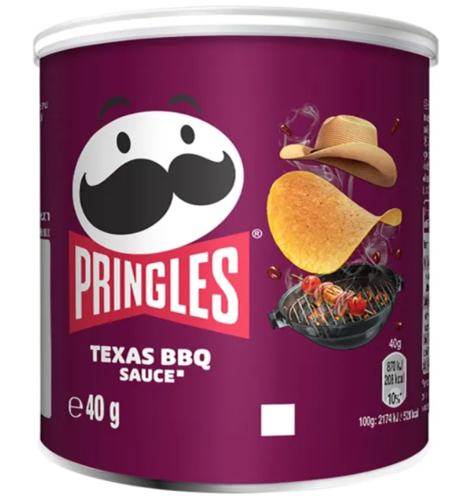 Картофельные чипсы Pringles Texas BBQ Sauce со вкусом барбекю, 40 г