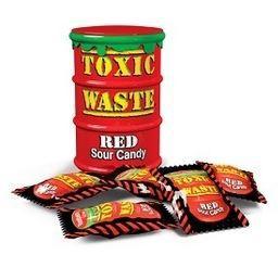 Леденцы TOXIC WASTE красная банка 42грх12х12