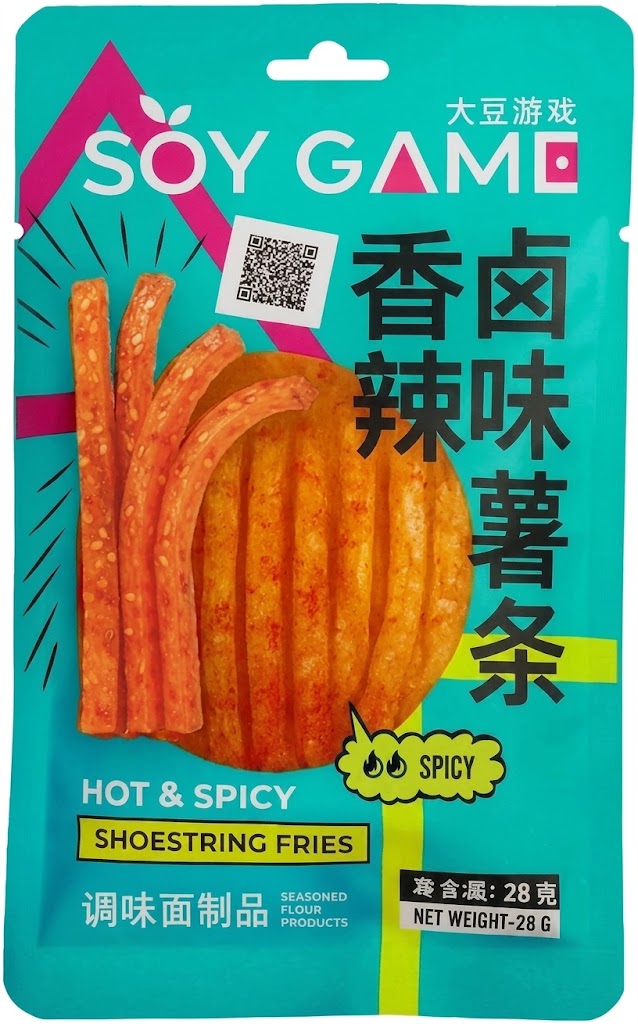 Снек Soy Game Hot & Spicy Shoestring Fries   28гр