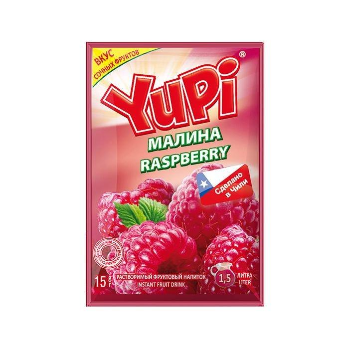 Растворимый напиток Yupi Малина 12 гр\ 24 шт в уп