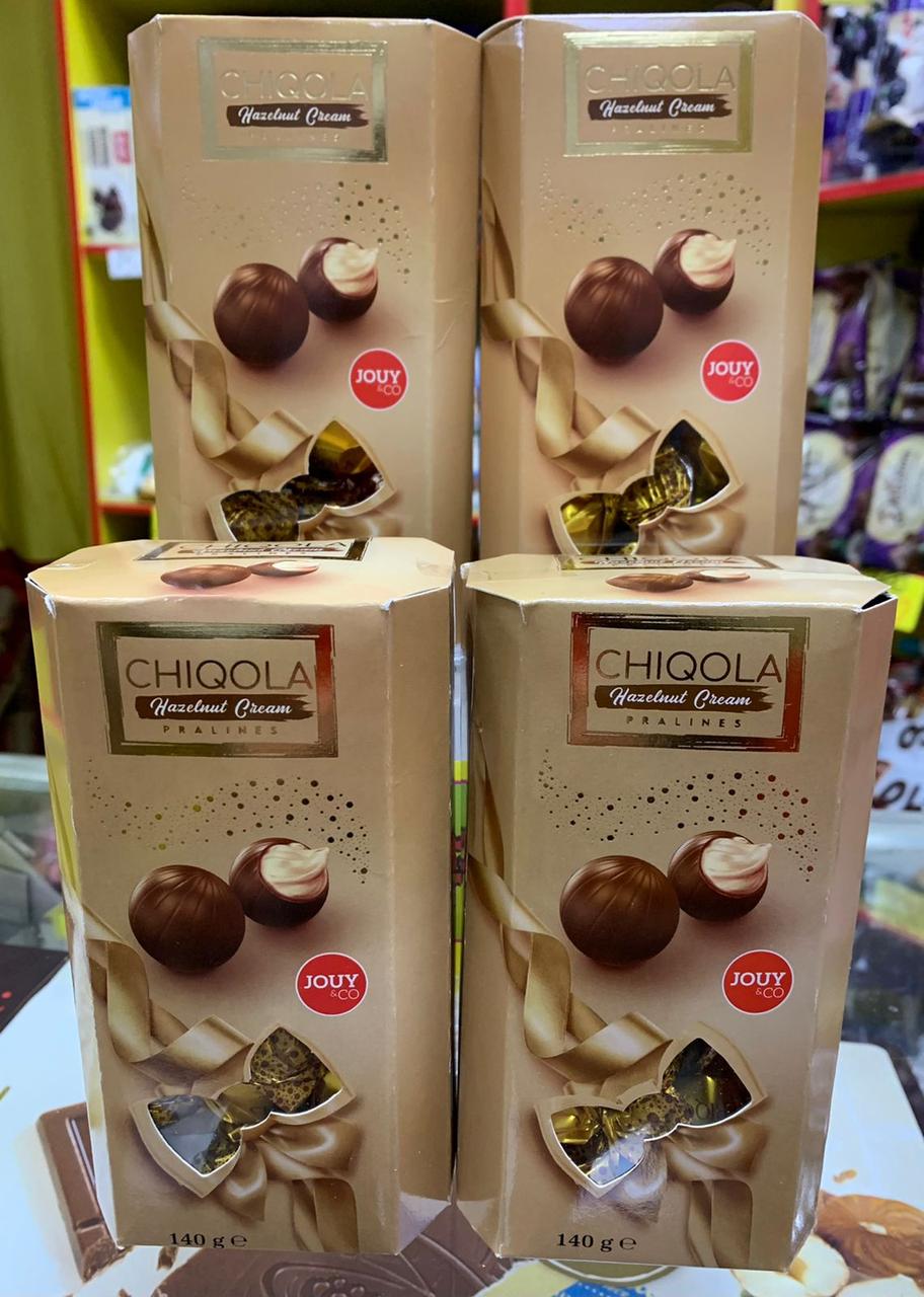 CHIQOLA Шоколадные шарики с начинкой МОЛОЧНЫЙ ШОКОЛАД