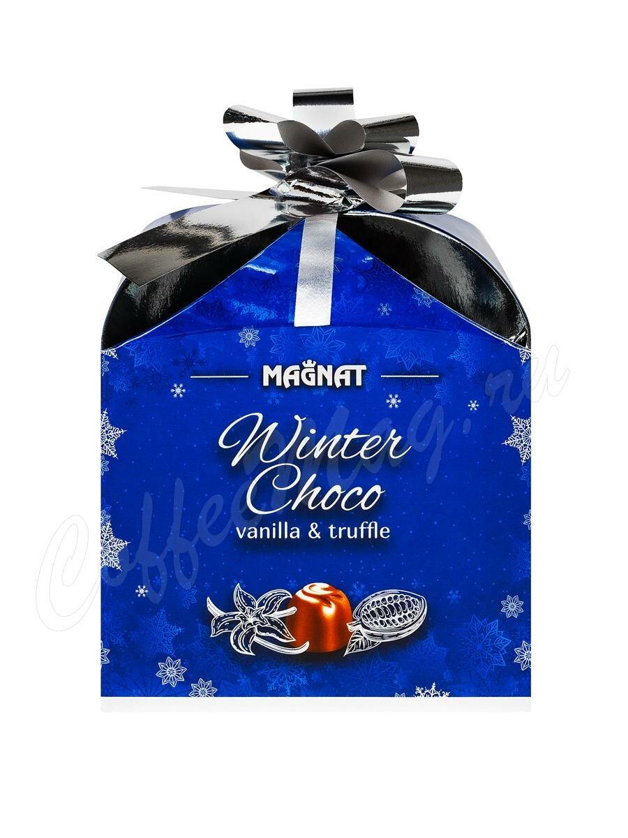 Шоколадные конфеты Magnat X-mas Winter Choco с ванильной и трюфельной начинкой 320г /Magnat/