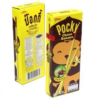 Шоколадные палочки Pocky Банан 25г /Таиланд/ (10шт - упак) 0