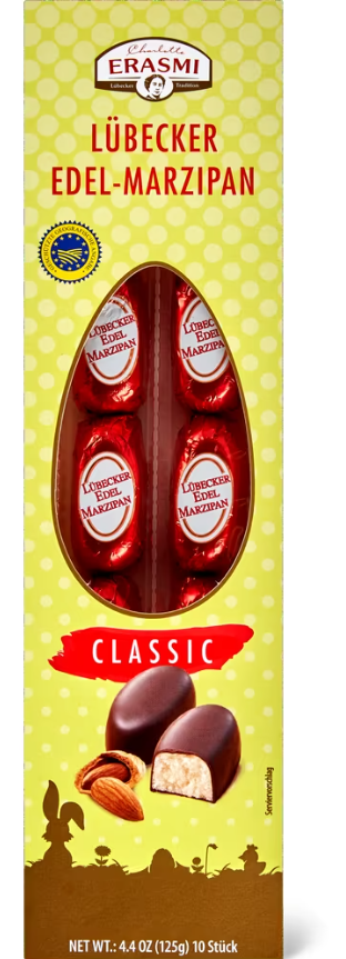 Конфеты с марципаном Erasmi Lubecker Edel-Marzipan Classic 125 гр