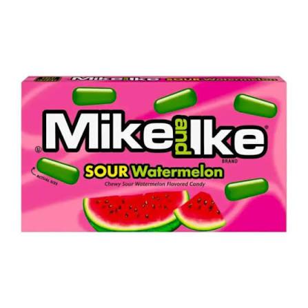 Конфеты Mike&Ike Sour Watermelon   120гр
