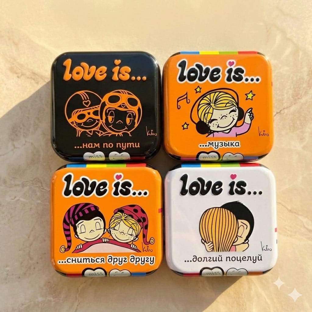 Освежающие конфеты Love is в форме сердца со вкусом Морской соли и Маракуйи 20 гр