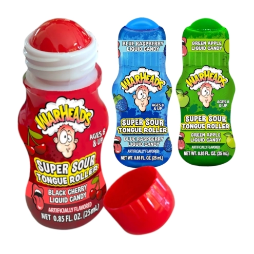 Жидкая конфета Warheads Super Sour Tongue Rollers 25мл 1