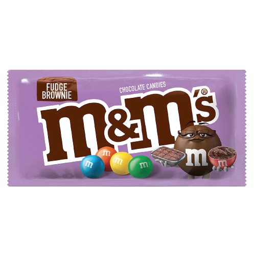 Драже M&M's Fudge Brownie 40 гр (24шт-упак)