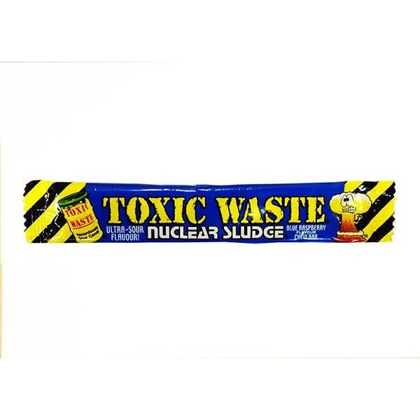 Жев.конфета "TOXIC" синяя-Малина 20грх50шт /TOXIC WASTE/Пакистан