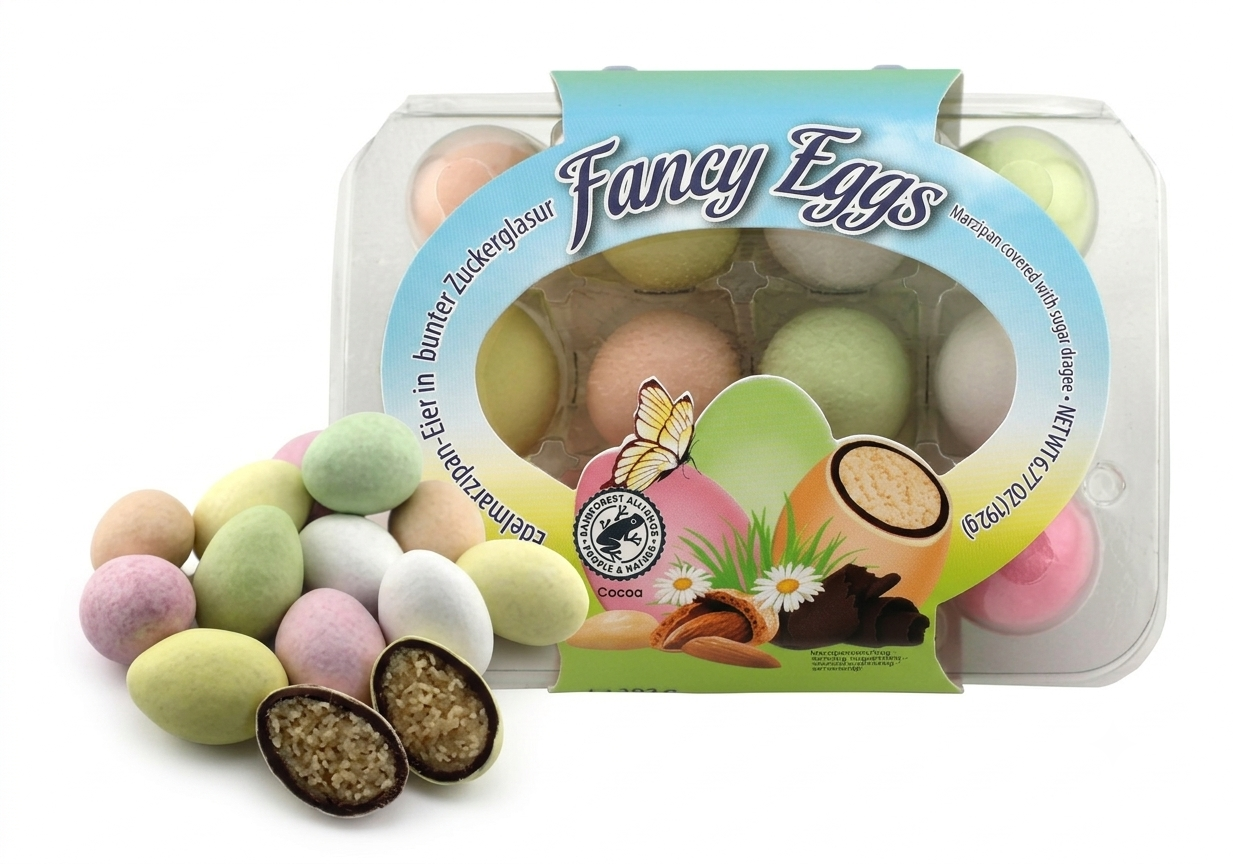 Марципан Funcy Eggs 192 гр /Schluckwerder