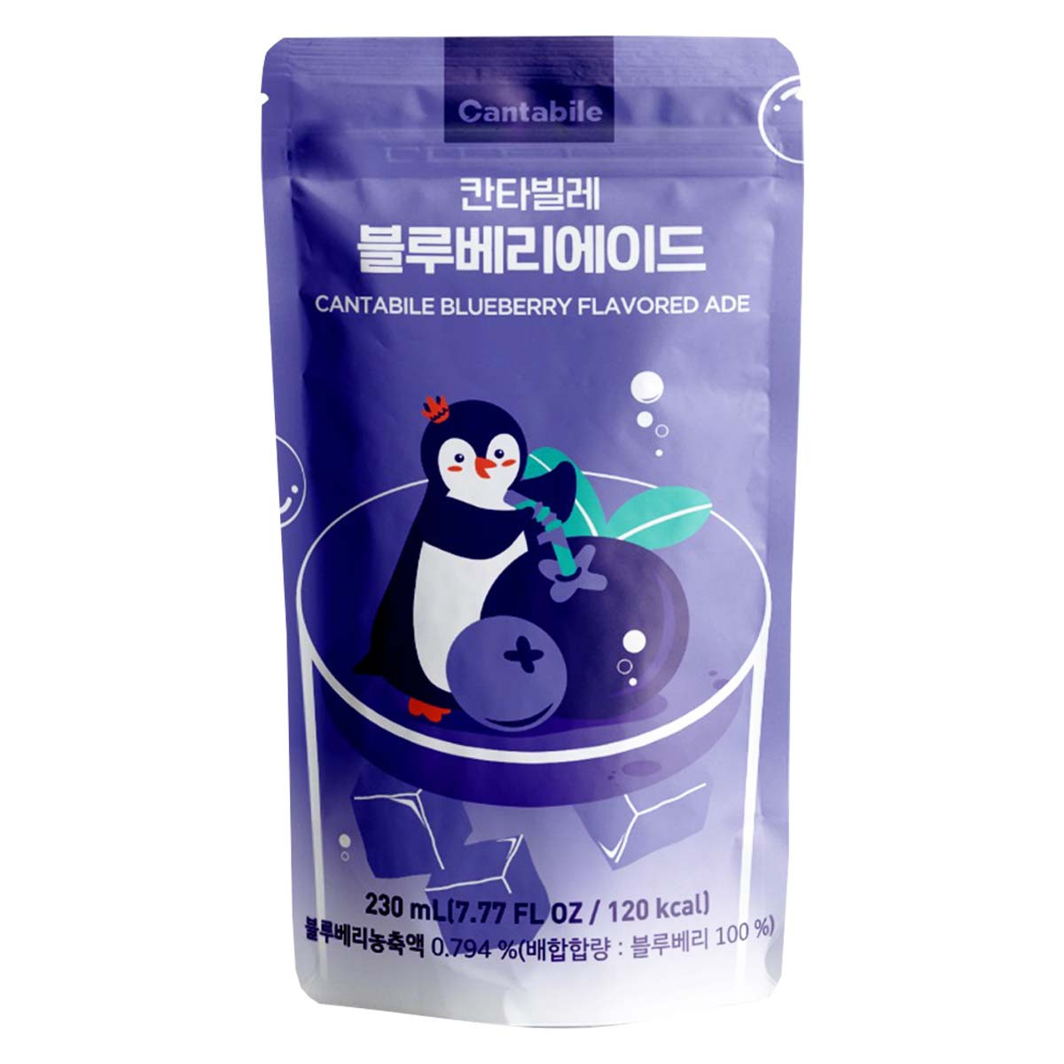 Напиток Cantabile Blueberry Ade со вкусом голубики, 230 мл