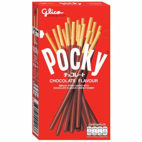 Шоколадные палочки Pocky Chocolate 47г /Таиланд/ (10шт - упак)