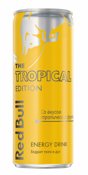 Энергетический напиток RED BULL Tropical 250мл (12шт-упак)
