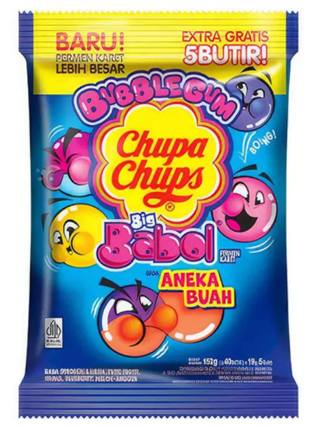 Жев. резинка Chupa Chups Big Babol 152 гр (внутри 40 жвачек)