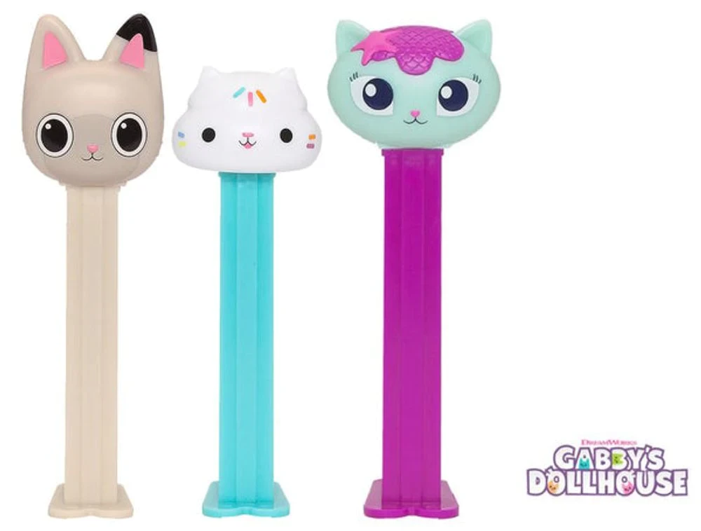 PEZ Игрушка Домик Габби Котята + конфеты 17 гр /Венгрия/