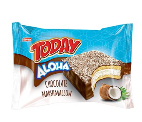 Кекс Today ALOHA с Кокосом 40 г (24шт в уп)