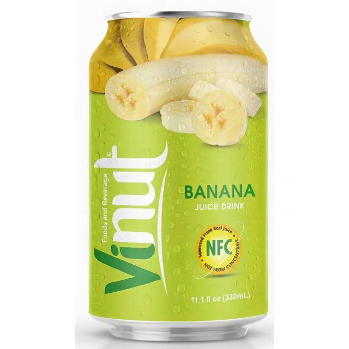Напиток Vinut Banana Juice Банан 330ml (24шт-упак) / Вьетнам