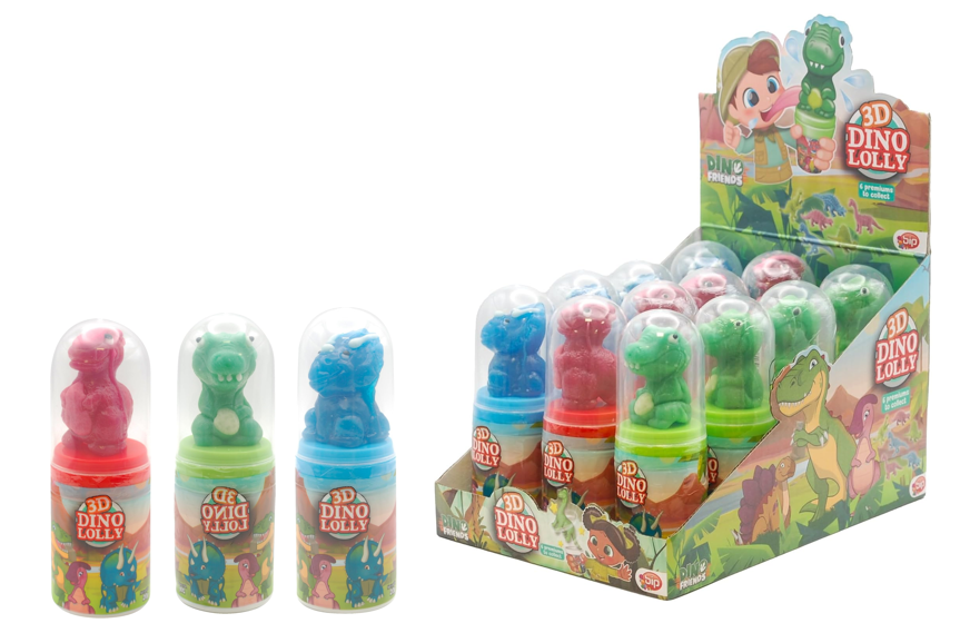 Леденец 3D Dino Lolly 20 гр