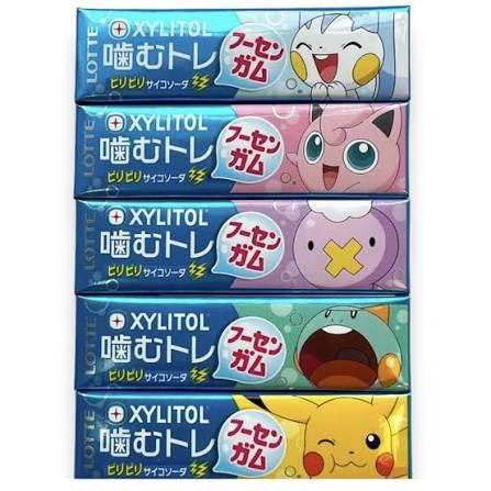 Жев.резинка Lotte Xylitol Bubble Gum Pokemon Saiko soda   30гр