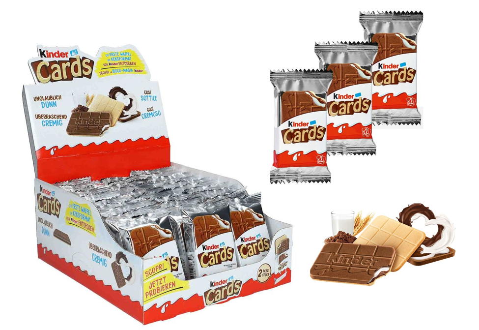 Печенье Kinder Card's 25.6 гр (30 шт в упаковке)