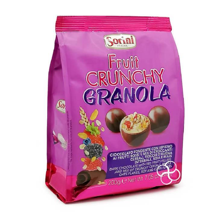 Конфеты SORINI Fruit Crunchy GRANOLA 200 гр