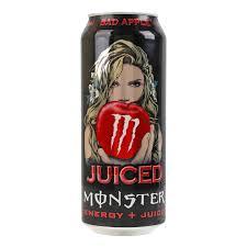 Напиток энергетический Monster Juiced Bad Apple (Злое яблоко) 500мл Ирландия ж/б